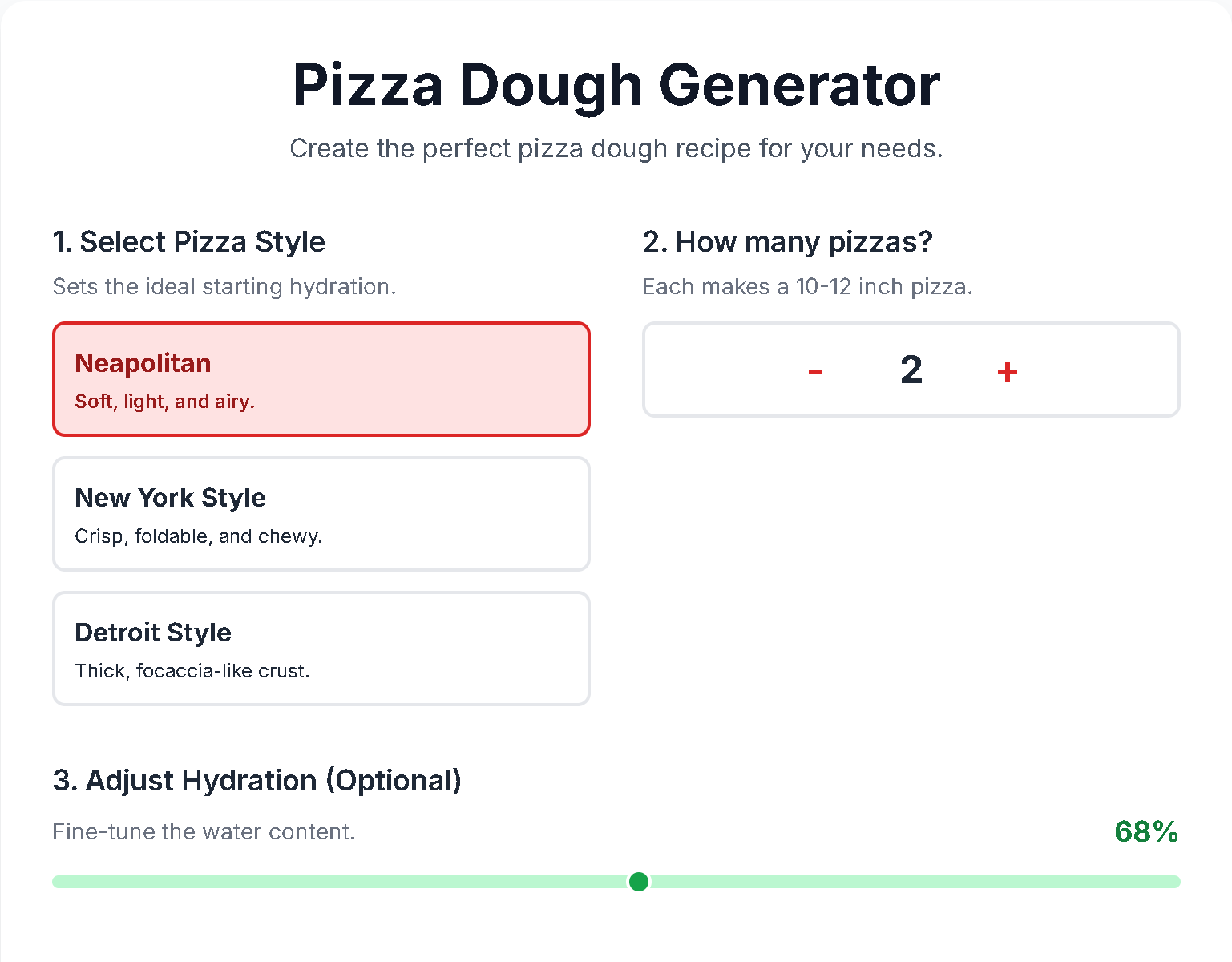 Pizza - Web App
